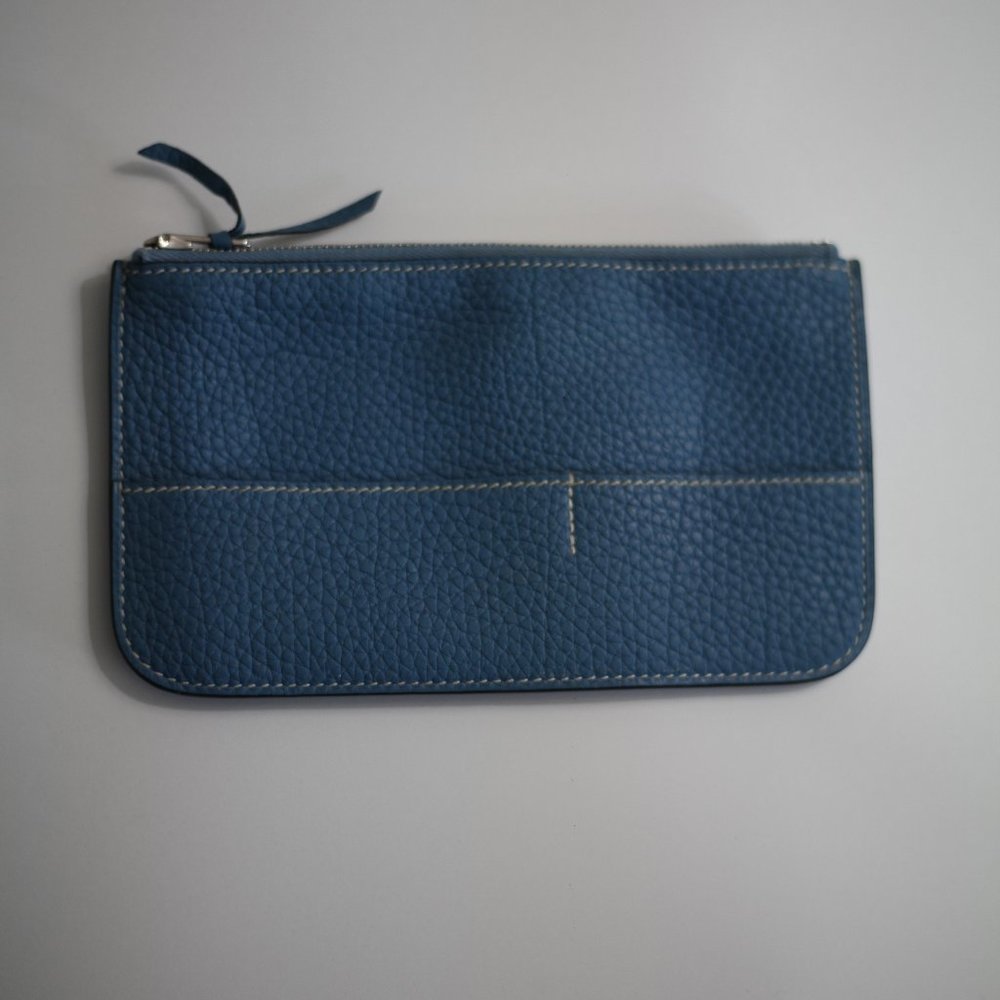 Blue Hermes Coin Purse